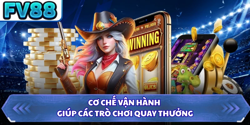 Cơ chế vận hành giúp các trò chơi quay thưởng 
