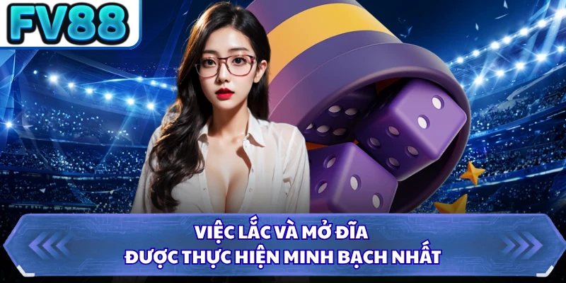 Việc lắc và mở đĩa được thực hiện minh bạch nhất